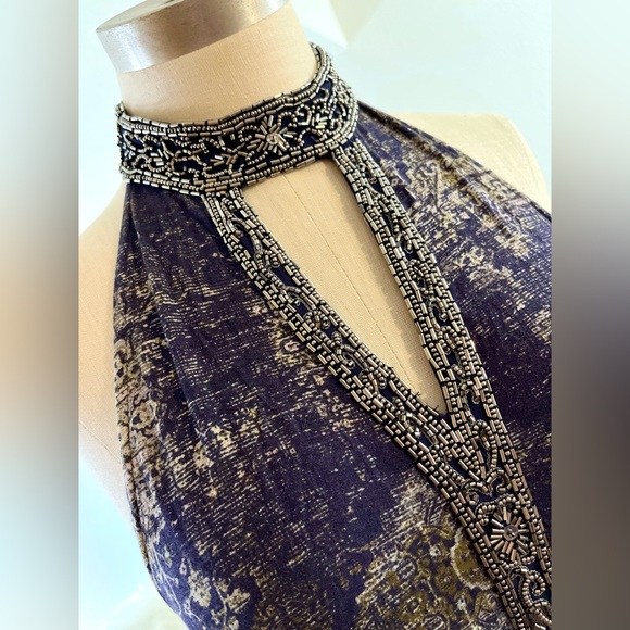 Like NEW!! L Beaded Haute Hippie Top - Picture 6 of 11